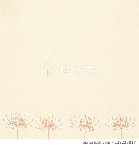 Cluster amaryllis series: Line drawing of cluster amaryllis 132226817