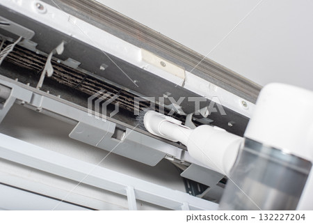 Cleaning air conditioner indoor unit Cleaning air conditioner indoor unit 132227204