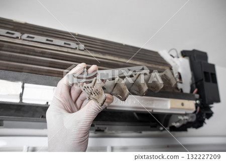 Cleaning air conditioner indoor unit 132227209