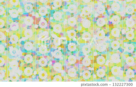 Texture-packed nostalgic summer floral pattern Texture-packed nostalgic summer floral pattern 132227300