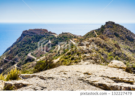 Fort area Castillitos Battery in Spain Fort area Castillitos Battery in Spain 132227479