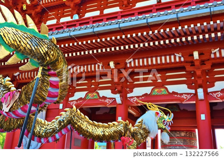 東京淺草寺金龍舞 132227566