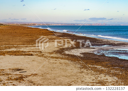 Sea landscape, San Pedro del Pinatar, Spain 132228137