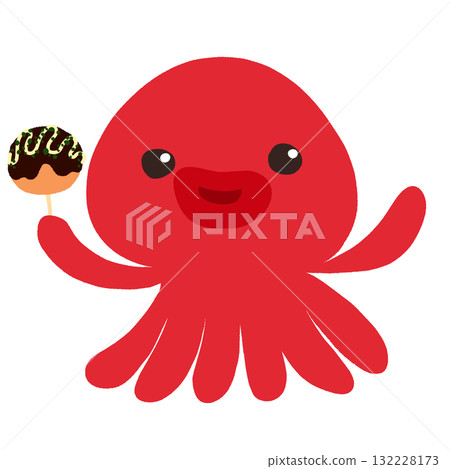 章魚的插圖 132228173