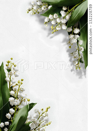 White flower background 132228789
