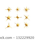 gold sparkling star collection 132229920