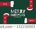 Festive Christmas sale announcement with cheerful designs and discounts 132230003