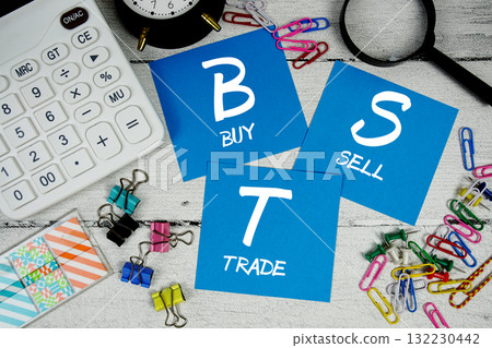 BST Abbreviation of Buy Sell Trade text phrase of business and financial concept BST Abbreviation of Buy Sell Trade text phrase of business and financial concept 132230442