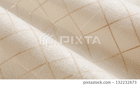 A white fabric with a diamond pattern 132232673