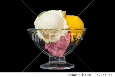 Ice cream isolated Ice cream isolated 132233057