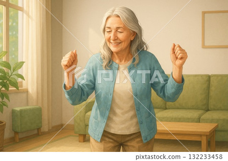 隨著音樂輕輕擺動身體 132233458