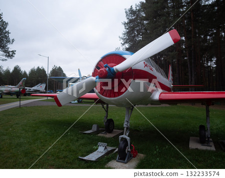 aircraft parts overview, closeup of aircraft components details, detailed examination of aircraft nose and propeller, comprehensive overview of aircraft parts and detailed component 132233574