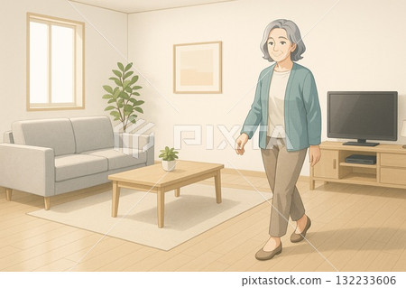 Living room safety decor 132233606