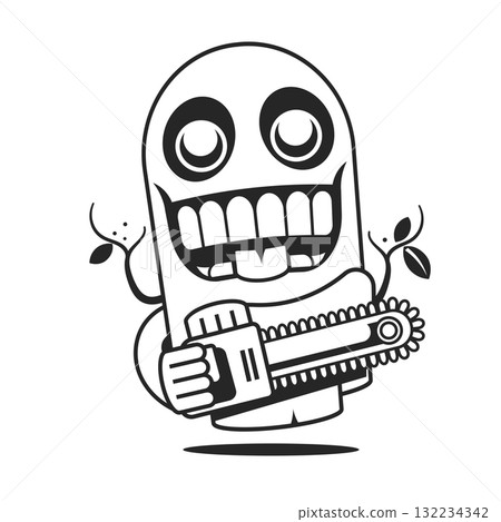 This image features a collection of Halloween-themed icons, perfect for Halloween-related designs, invitations 132234342