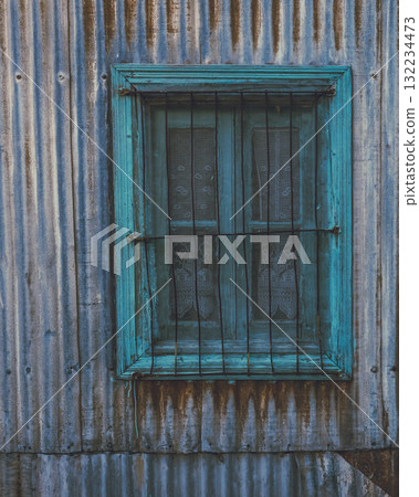 Picturesque typical construction in the town of Puerto Piramides, Peninsula Valdes, Chubut Province, Patagonia, Argentina. Picturesque typical construction in the town of Puerto Piramides, Peninsula Valdes, Chubut Province, Patagonia, Argentina. 132234473