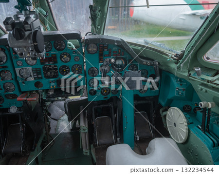 dual cockpit training, simulated cockpit environment for instructorstudent training purposes, training aircraft with duplicated controls and instrumentation for comprehensive pilot 132234544