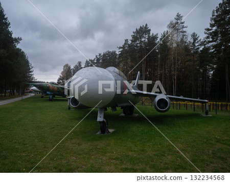 vintage plane exhibit, historical airplane on display with weathered paint and twin engines, exterior museum exhibit featuring weathered old aircraft with twin engines and classic design vintage plane exhibit, historical airplane on display with weathered paint and twin engines, exterior museum exhibit featuring weathered old aircraft with twin engines and classic design 132234568