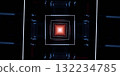 Futuristic tunnel of light rendering 132234785