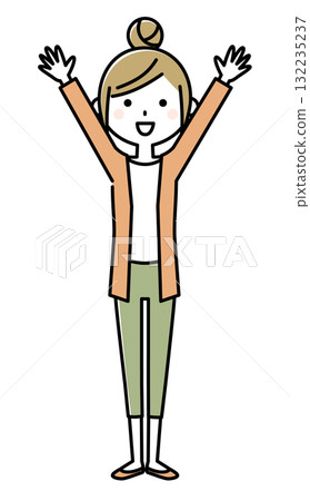 Young lady mama banzai 132235237