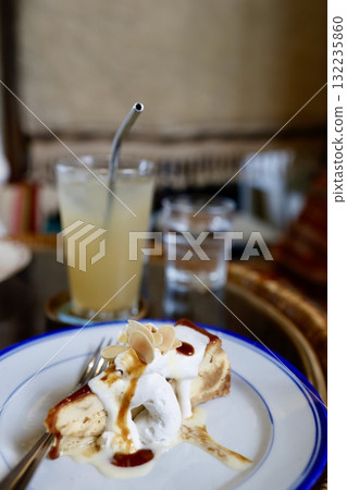Caramel cheesecake available at the cafe. Caramel cheesecake available at the cafe. 132235860