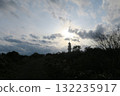 北海道秋天黃昏的葛藤岬燈塔 132235917