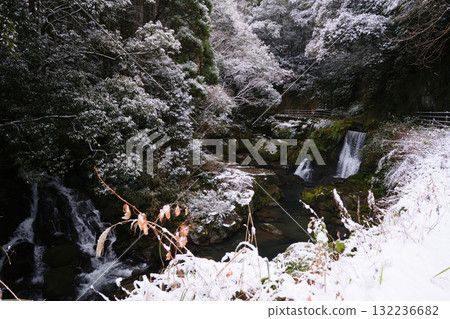 關吉運河的冬季美景 關吉運河的冬季美景 132236682