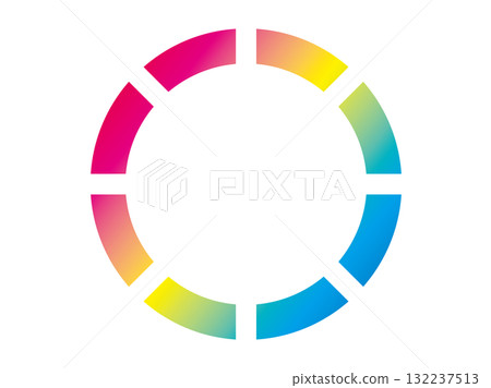 Colorful pie chart image 132237513