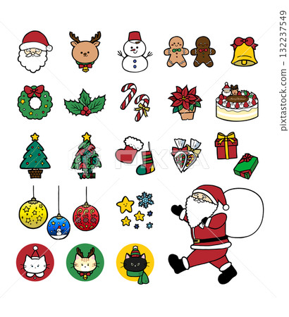 Christmas illustrations (vectors available) 132237549