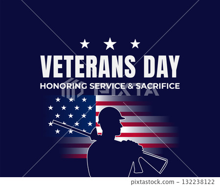 veterans day honoring service and sacrifice poster veterans day honoring service and sacrifice poster 132238122