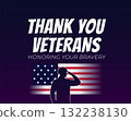 thank you veterans honoring your bravery poster 132238130