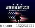 veterans day 2025 honoring remembrance tribute design 132238131