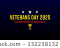veterans day 2025 remember and respect poster 132238132