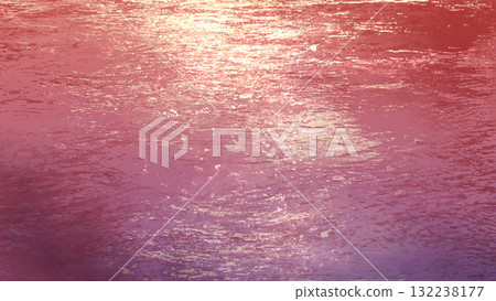 The evening water surface 132238177