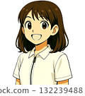 一名身穿白色工作服的女子 132239488