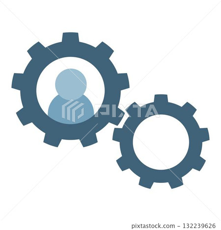 process illustration design Business process and business team working concept 132239626