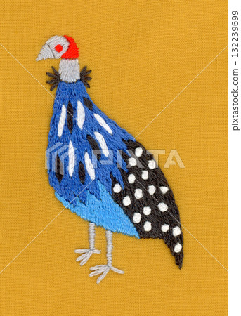 Guinea fowl embroidery Guinea fowl embroidery 132239699