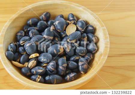 Roasted black beans Roasted black beans 132239822