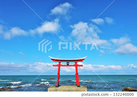 從北海道金拉拉神社景觀 132240000