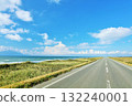 藍天和Orolon線在北海道夏天 132240001