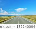 藍天和Orolon線在北海道夏天 132240004
