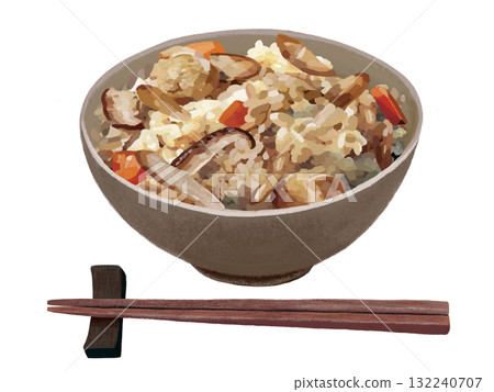 Seasoned rice (with chopsticks) Seasoned rice (with chopsticks) 132240707