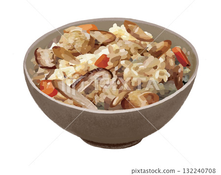 煮熟的米飯 煮熟的米飯 132240708