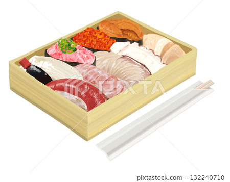 用一次性筷子握壽司（折疊壽司） 132240710