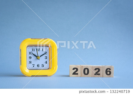 2026 on wooden blocks 2026 on wooden blocks 132240719
