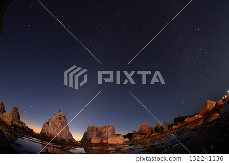 和歌山縣橋行岩的黎明 132241136