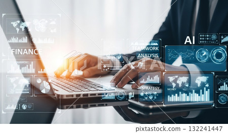 經營個人計算機的商人 經營個人計算機的商人 132241447