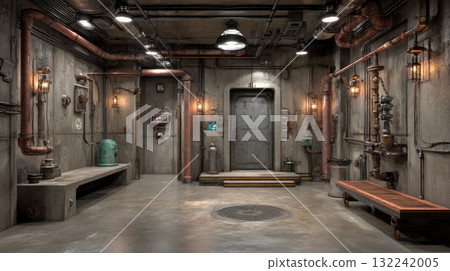 Unique Studio Space with Concrete Walls and Industrial Elements Unique Studio Space with Concrete Walls and Industrial Elements 132242005