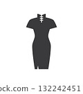 Chinese dress icon 132242451
