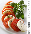 Caprese on a white background 132242635