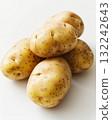 Potato material white background 132242643